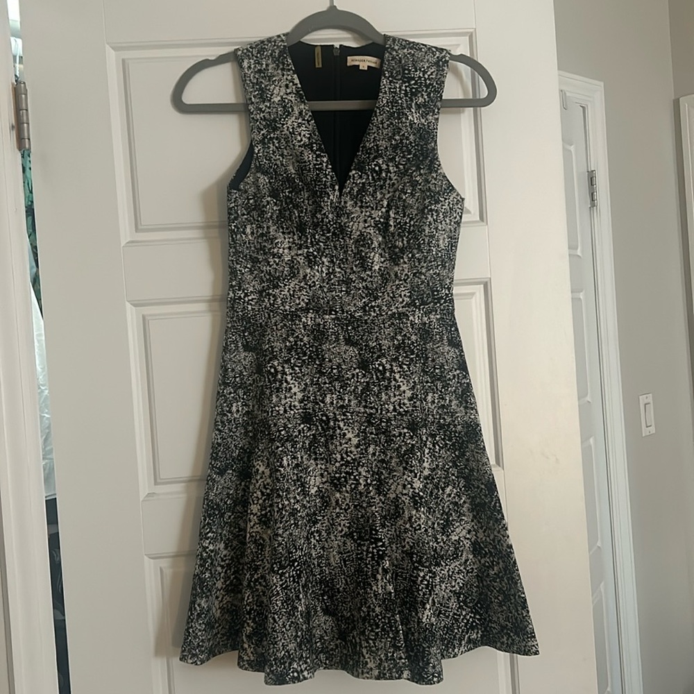 Rebecca Taylor black and white dress size 4